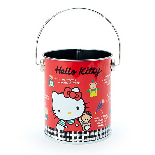 【震撼精品百貨】凱蒂貓 Hello Kitty~日本SANRIO三麗鷗 KITTY迷你手提鐵製收納筒*14085