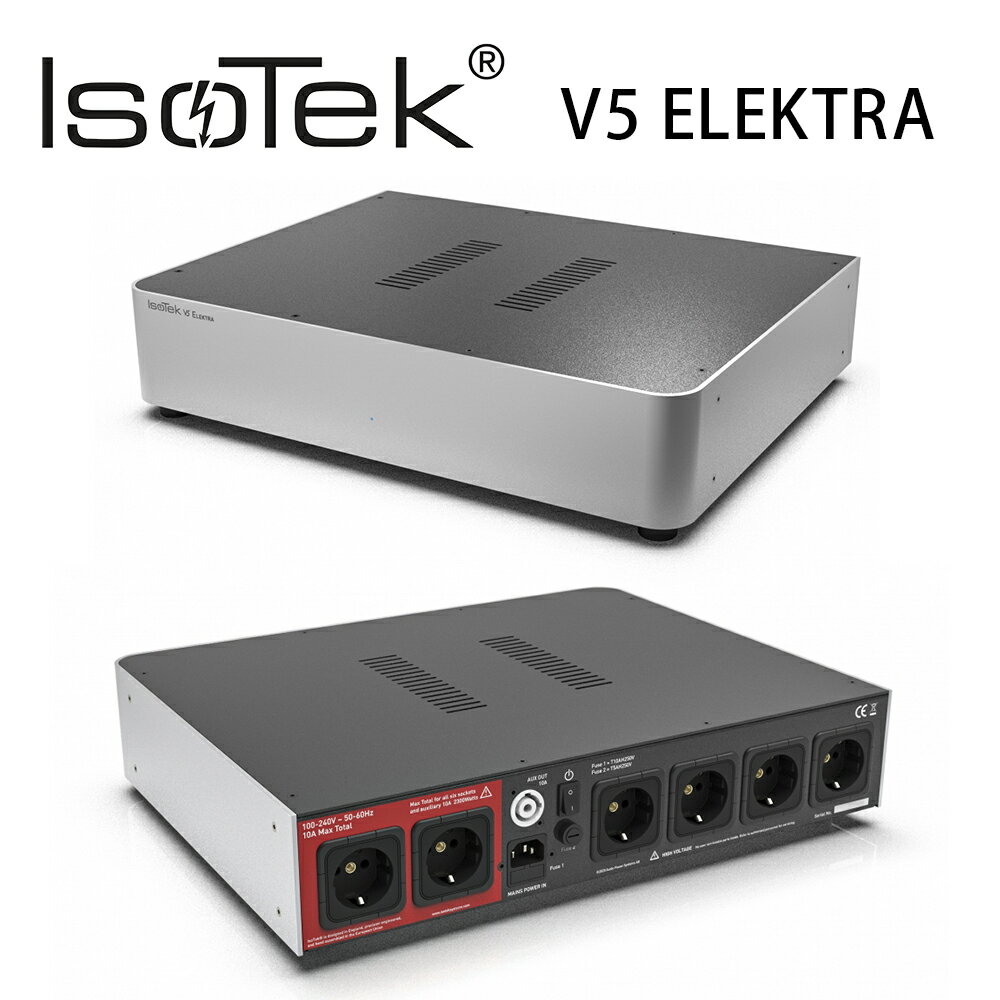 【澄名影音展場】英國 IsoTek 電源處理器 V5 Elektra 6組優化電源插座降噪/濾波/淨化功能 公司貨