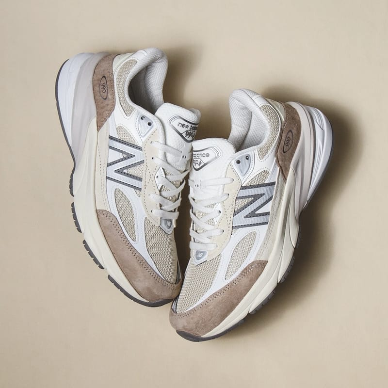 限量日本海外代購New Balance NB 990 V6 奶茶色燕麥色美產美國慢跑男女