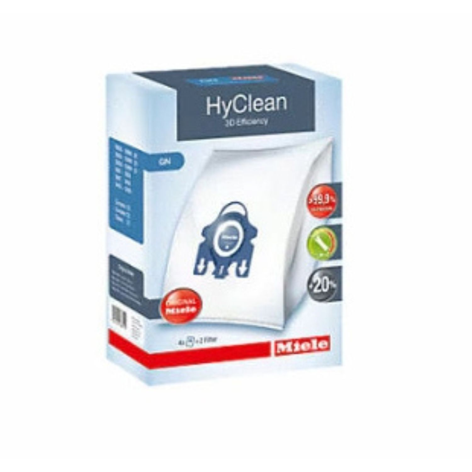 [5東京直購] Miele GN Hyclean 3D 集塵袋 4入+2濾網 G/N 適 C3 藍色環