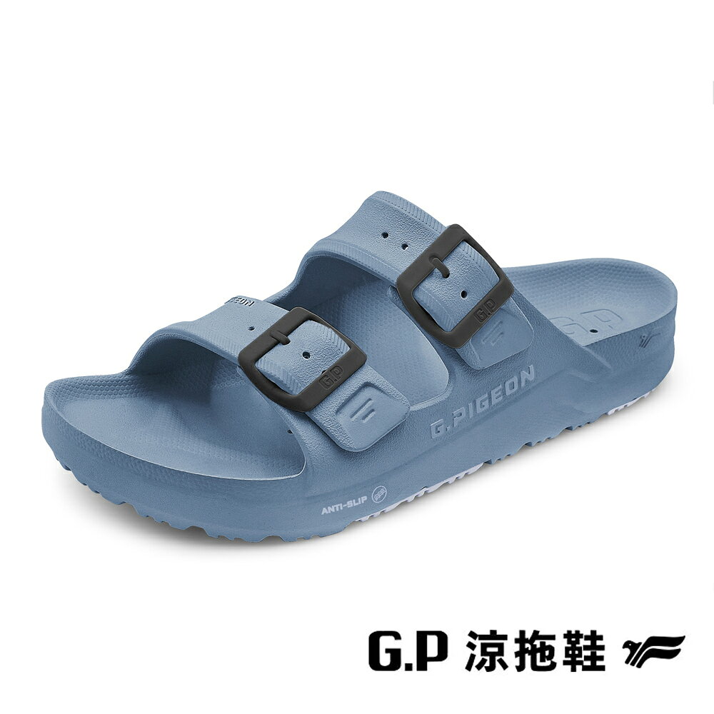 G.P(男)AQUOS綠藻舒適機能水行鞋 拖鞋 男鞋-藏青色