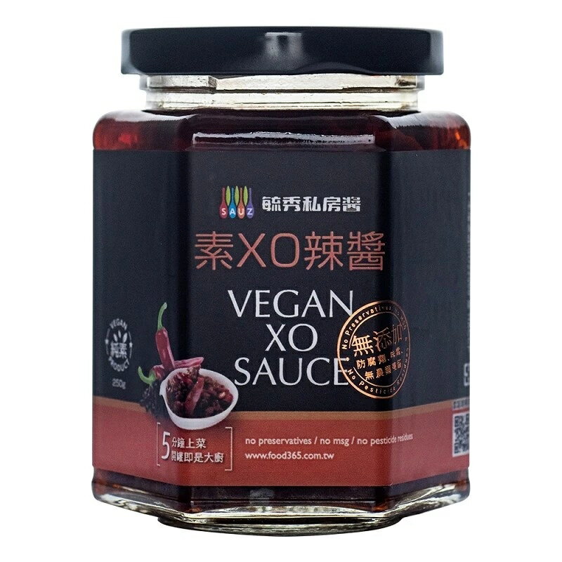 毓秀私房醬   素XO辣醬250公克/罐(超商限2罐)