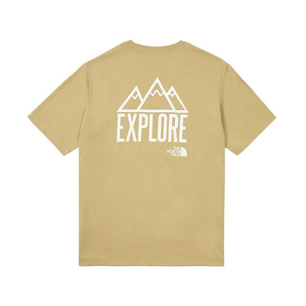 美國[The North Face] U RLX EXPLORE S/S TEE G 中性短袖快乾T 卡其