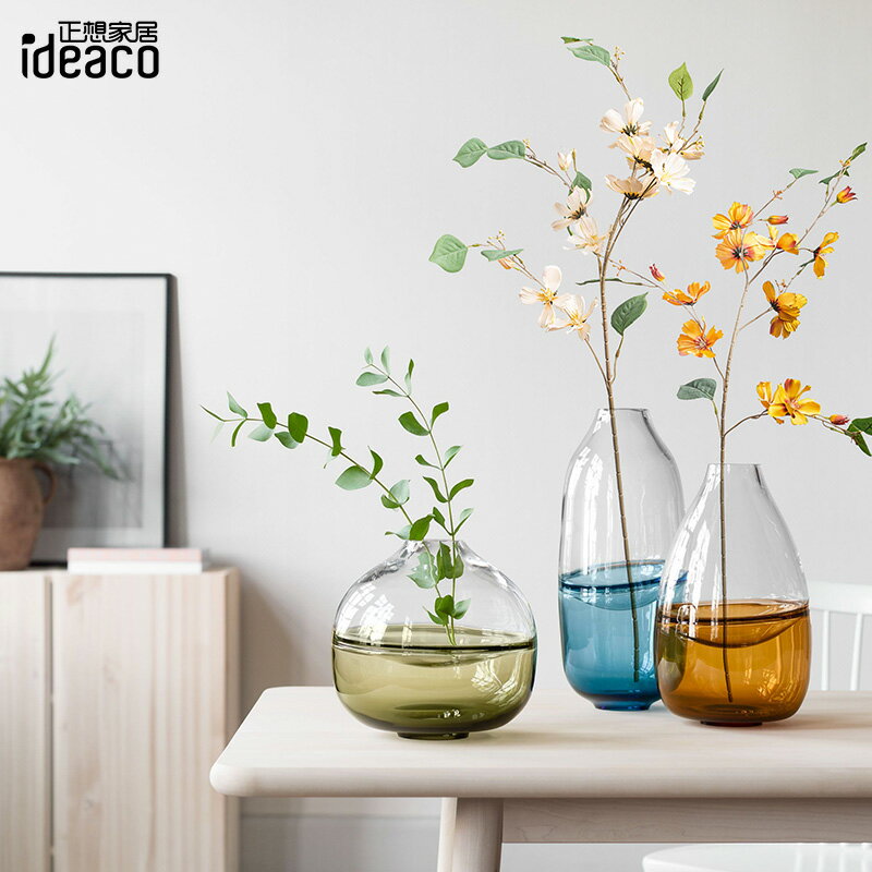北歐ins仿真格桑花藝擺件 客廳房間茶幾桌面綠植物擺設裝飾品假花