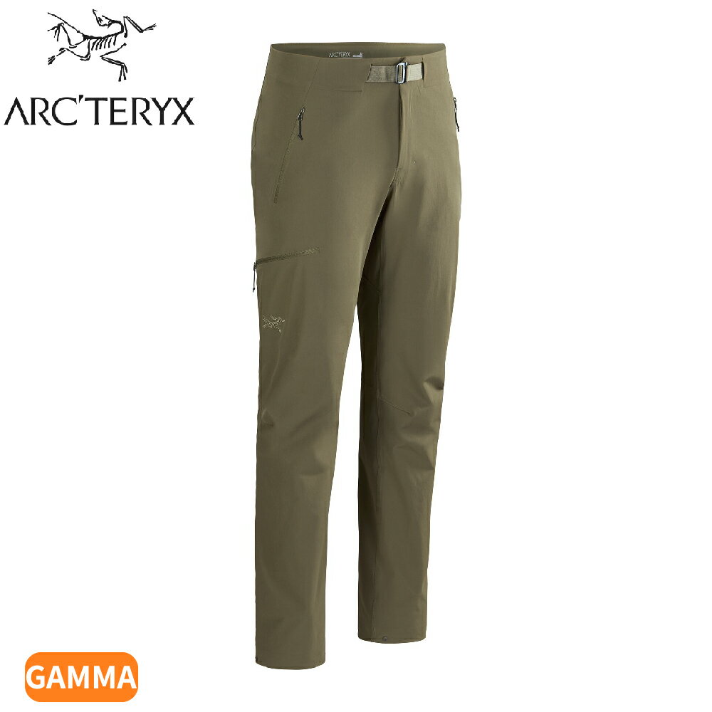 【ARC'TERYX 始祖鳥 男 Gamma軟殼長褲《龍紋綠》】X000009532/排汗褲/衝鋒褲/健行
