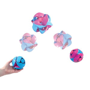 樂智科學手拋變色球變換球創意伸縮球新奇減壓玩具兒童節生日禮物