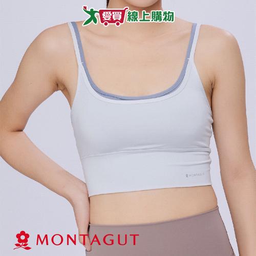 Montagut夢特嬌 配色運動胸衣 M~XL 無負擔穿著 3D一體杯模 吸濕快乾 BRA 女內衣【愛買】