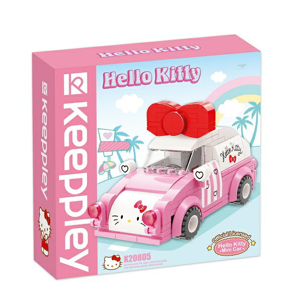《Qman 啟蒙積木 》keepplay 三麗鷗 Hello Kitty 迷你車 東喬精品百貨