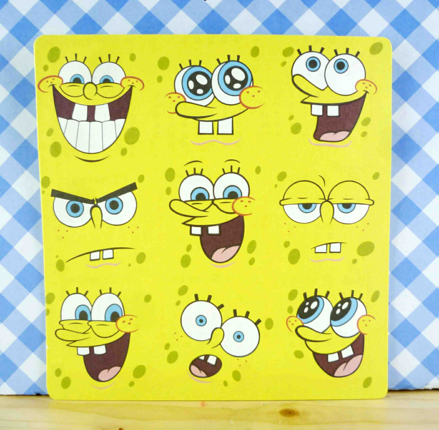 【震撼精品百貨】SpongeBob SquarePant海棉寶寶 卡片-綜合表情圖案 震撼日式精品百貨