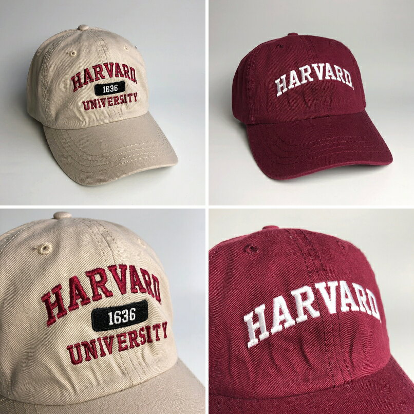美國百分百【全新真品】哈佛大學 The Harvard Coop 配件 棒球帽 帽子 老帽 遮陽帽 酒紅/卡其 AC59