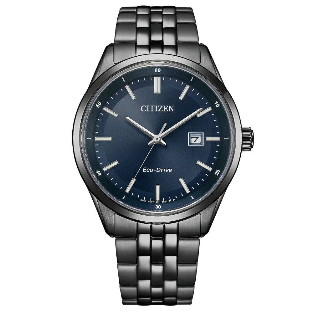 送禮首選★CITIZEN 簡約紳士藍寶石鏡面光動能腕錶BM7567-50L 附提袋【全館滿額折價★APP下單跨店最高22%點數回饋】線上購買享 實體門市同步服務