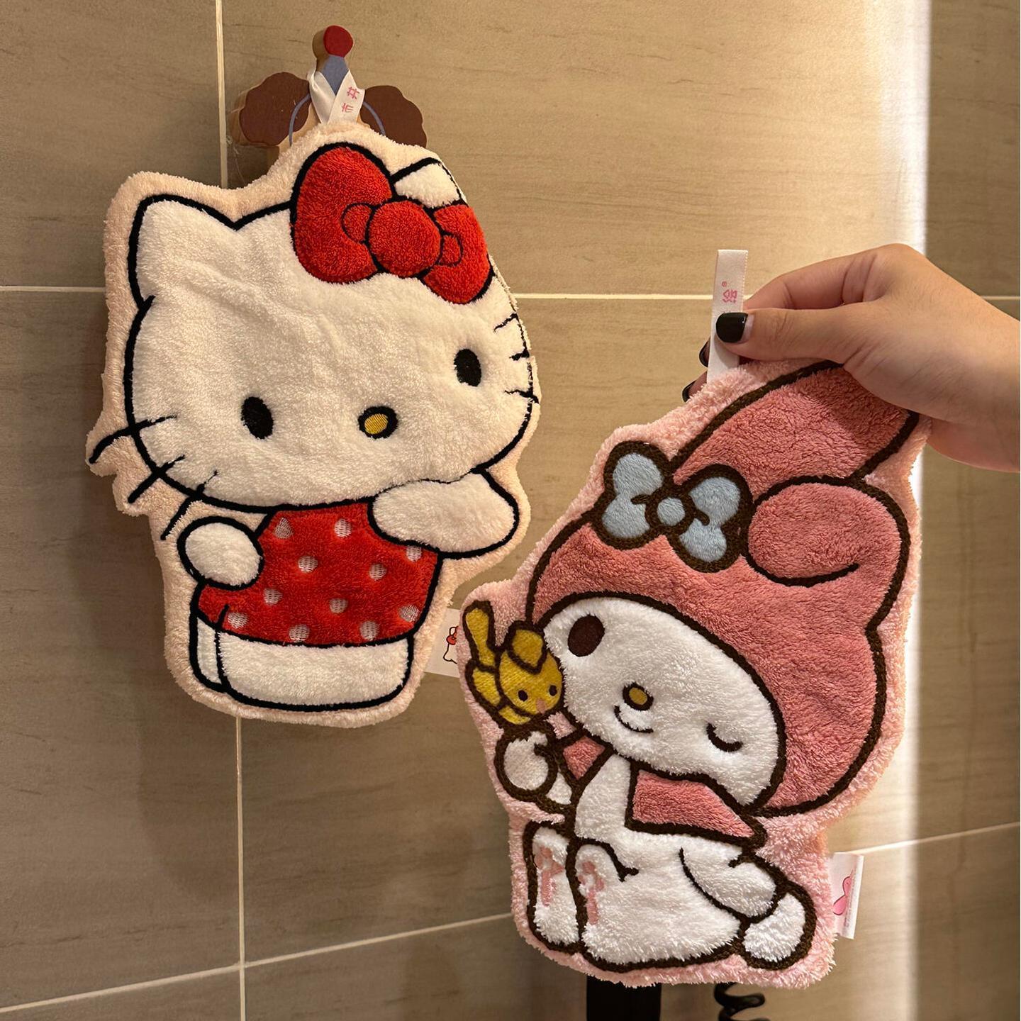 hellokitty手巾掛式衛生間超強吸水雙層加厚柔軟毛巾