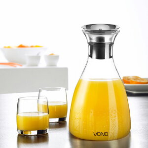 耐熱玻璃冷水壺涼水瓶耐高溫防爆透明大容量杯晾涼白開果汁杯
