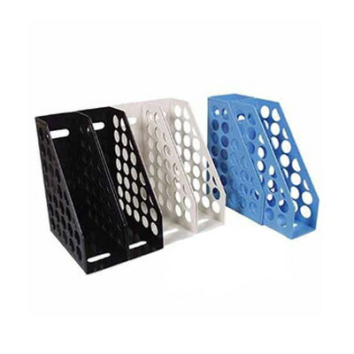 台灣聯合 開放式雜誌箱(1組2個) (顏色隨機)【九乘九購物網】