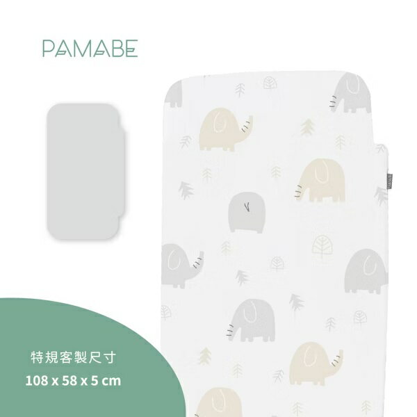 PAMABE 二合一水洗透氣嬰兒床墊-(58x108cm) 適用 Chicco Next2Me 嬰兒床｜床墊【六甲媽咪】