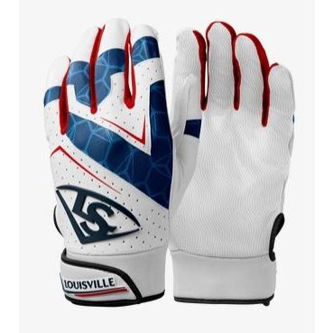 Louisville Slugger 路易斯威爾 打擊手套 ENUINE V2 棒壘打擊手套 手套 紫 藍