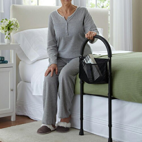 病人床邊老人床上護欄輔助起床家用扶手器起身老年用品助力借力架 交換禮物全館免運