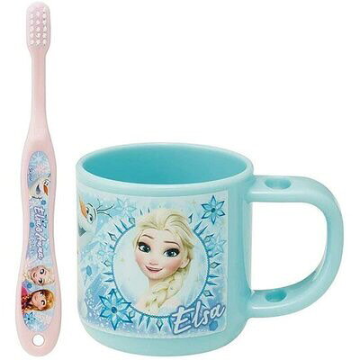 【震撼精品百貨】冰雪奇緣 Frozen~日本迪士尼Disney 冰雪奇緣 漱口杯附牙刷組*49935
