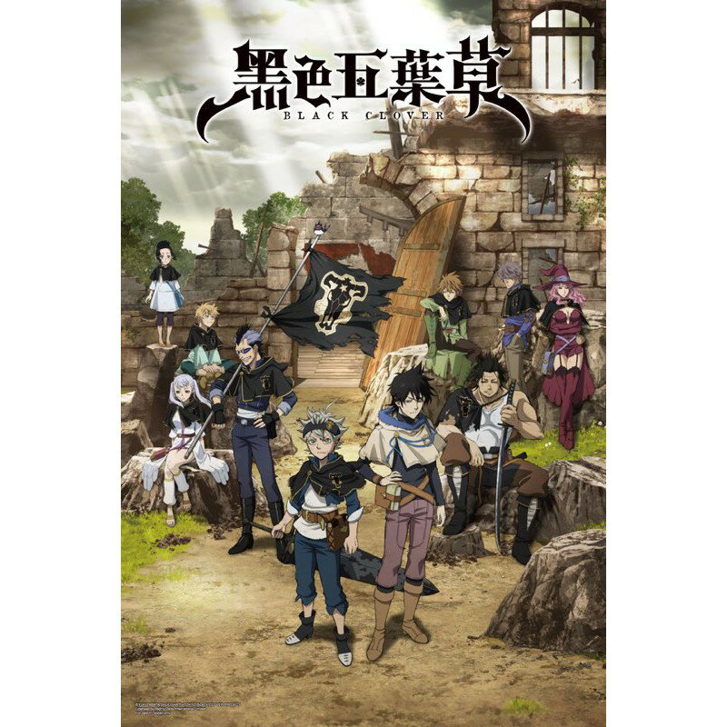 HC - 臺灣製1000片優質動漫拼圖 - 黑色五葉草系列 - 1000Z-011