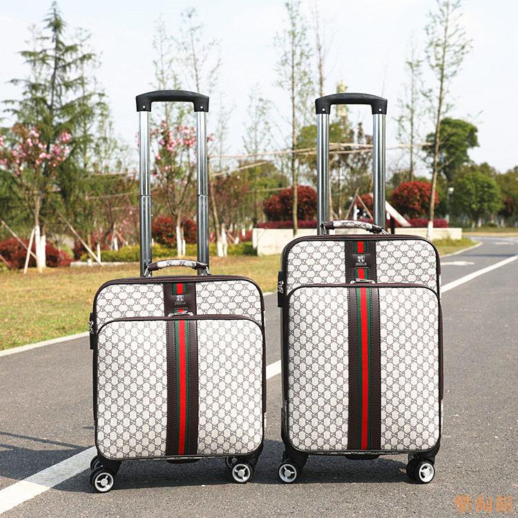 小拉桿箱16寸方形橫款登機箱迷你密碼箱男旅行箱萬向輪行李箱皮箱