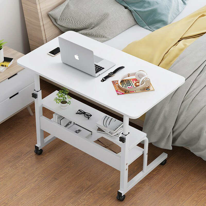 直播桌子主播用專用可移動升降簡易小型宿舍電腦桌臥室床邊桌子