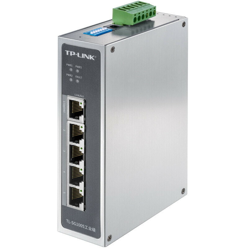 【快速出貨】 免運 網路交換機 TP-LINK二層管理工業導軌式交換機TL-SG1005工業級WEB管理高低溫~優樂悅