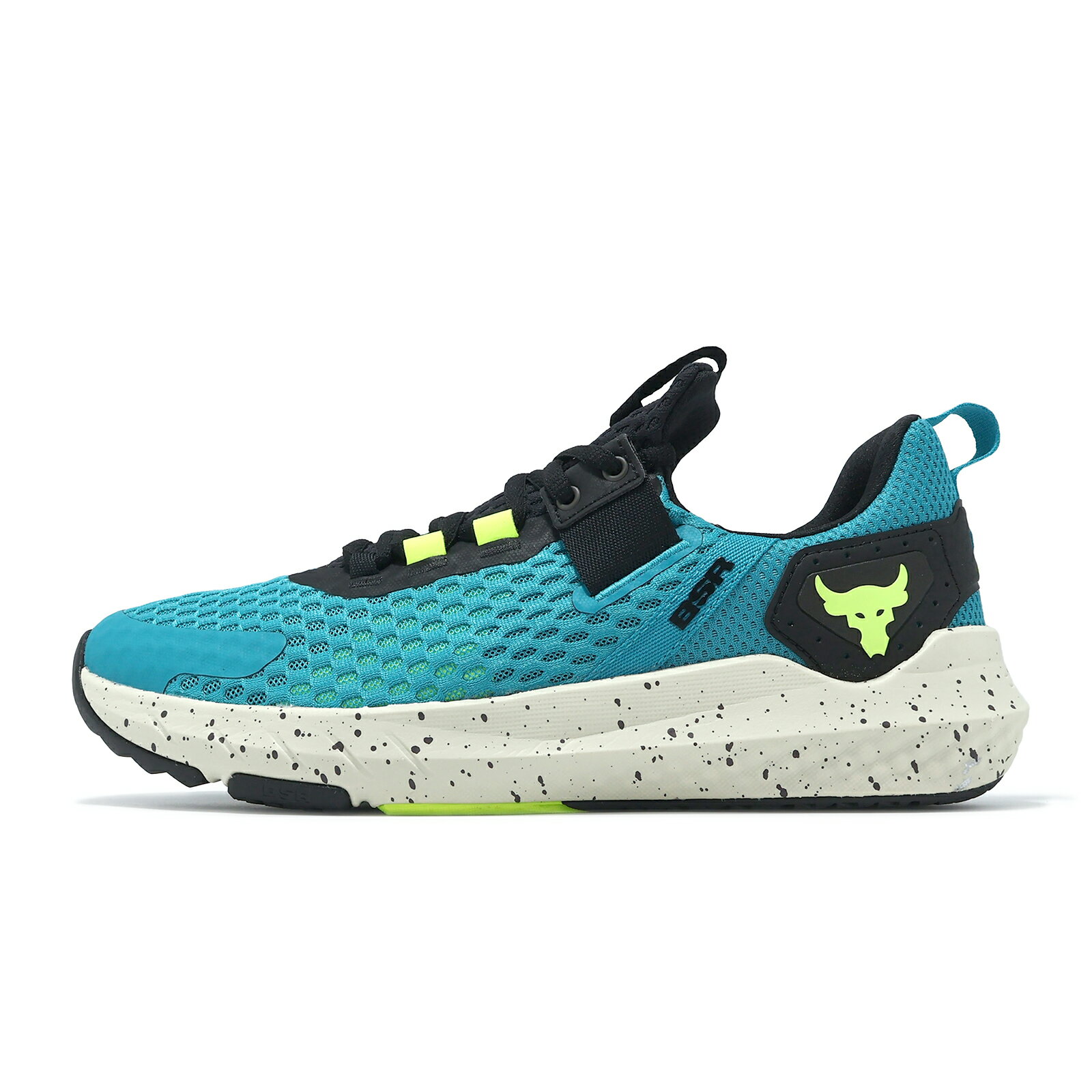 Under Armour UA 訓練鞋 Project Rock BSR 4 男鞋 藍 黑 緩衝 抓地 多功能 舉重 運動鞋 UA 3027344300