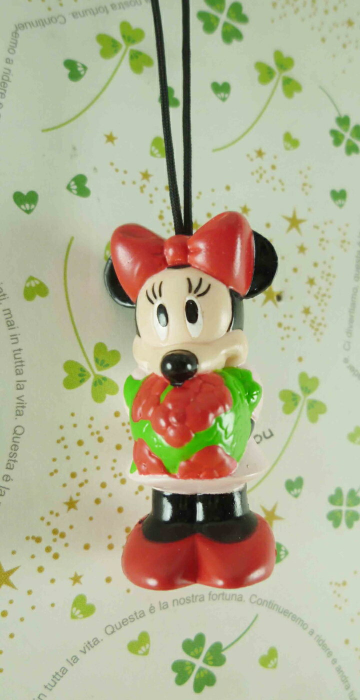 【震撼精品百貨】Micky Mouse 米奇/米妮 吊飾-米妮拿花圖案 震撼日式精品百貨