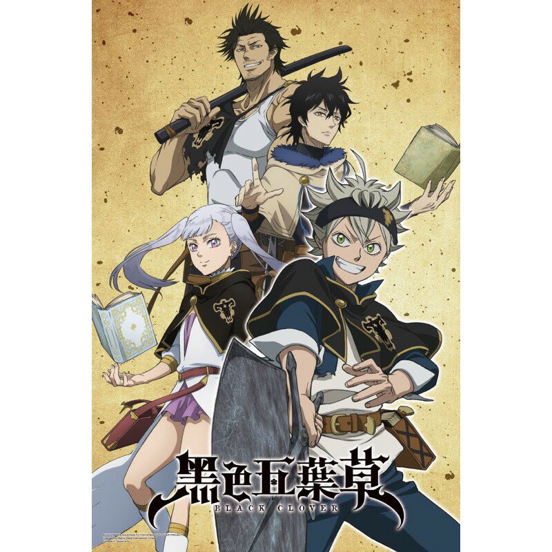 臺灣製1000片優質動漫拼圖 黑色五葉草系列-1000Z-013