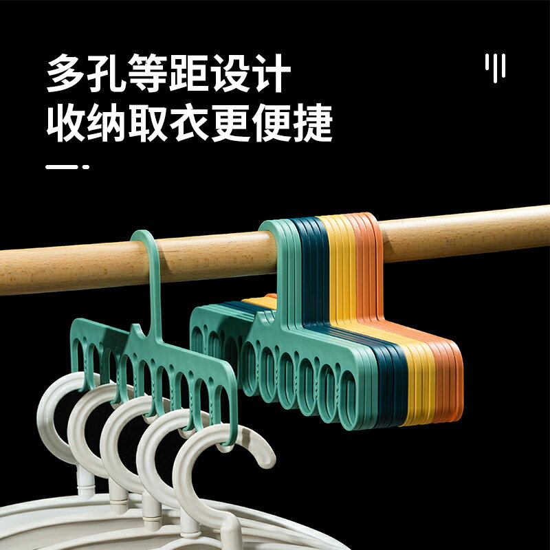 九孔衣架多功能魔術衣架家用衣櫃收納神器創意宿舍衣服整理晾曬架