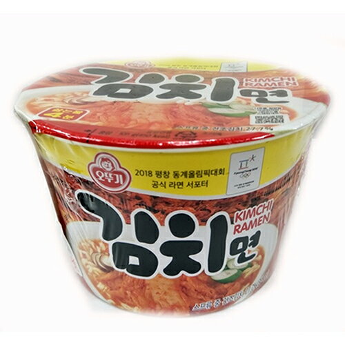 韓國不倒翁泡菜風味碗麵105g【愛買】