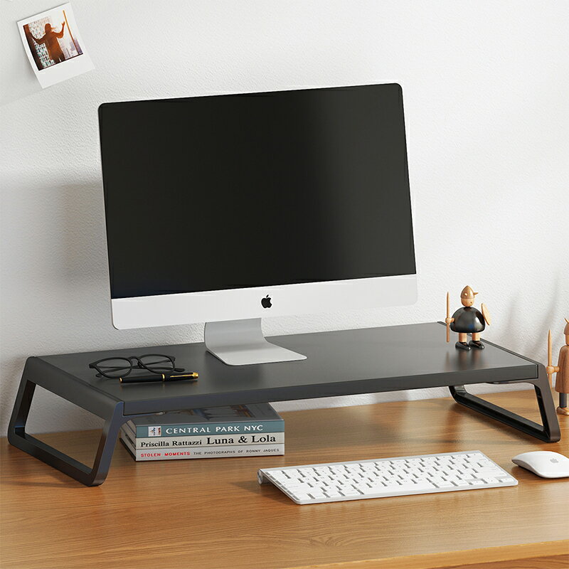電腦顯示器增高架臺式桌面托架子辦公桌層板隔板置物架桌上收納架
