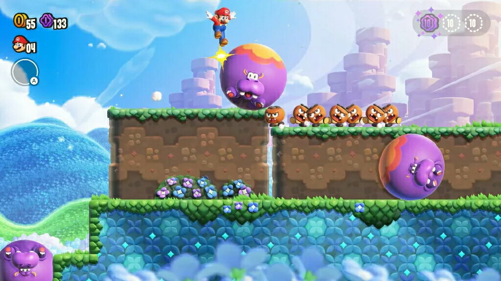 NS Switch 超級瑪利歐兄弟 驚奇 中文版【esoon 電玩】 贈搖桿帽 台灣公司貨 瑪利歐驚奇 遊戲片 Mario 4