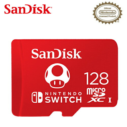 【SanDisk】Nintendo SWITCH 專用 microSDXC 128GB 記憶卡【三井3C】