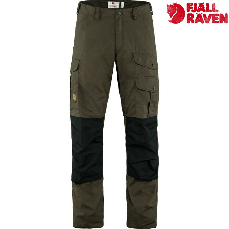 Fjallraven 北極狐 Barents Pro 男款 耐磨長褲/健行褲/休閒褲 87179 633-550 深橄欖/黑