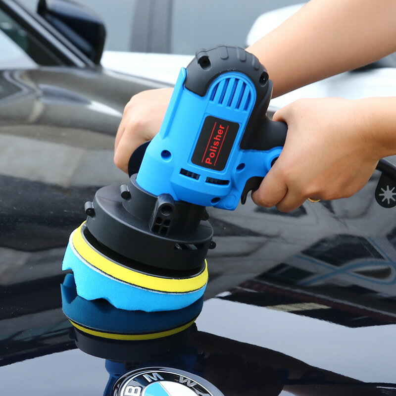 【免運】可開發票 汽車拋光機打蠟機美容220V家用車用劃痕修復封釉機