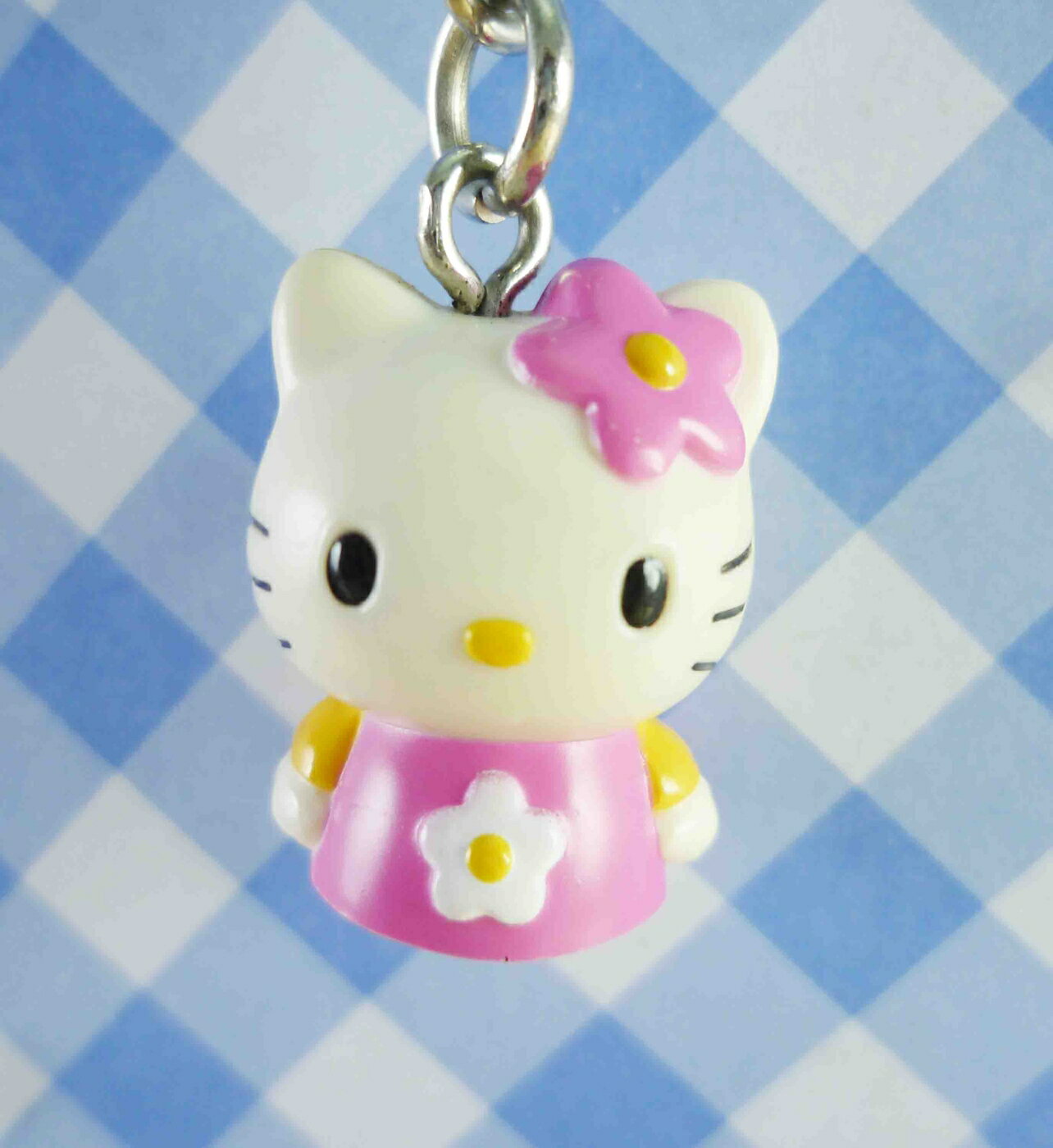 【震撼精品百貨】Hello Kitty 凱蒂貓 KITTY鑰匙圈-粉半身 震撼日式精品百貨