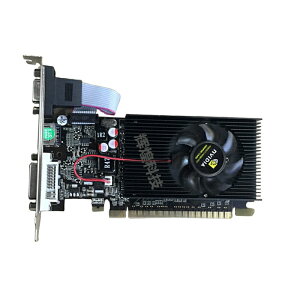 全新原裝GT210 1G雙屏亮機卡高清小機箱半高刀卡PCI-E獨立顯卡