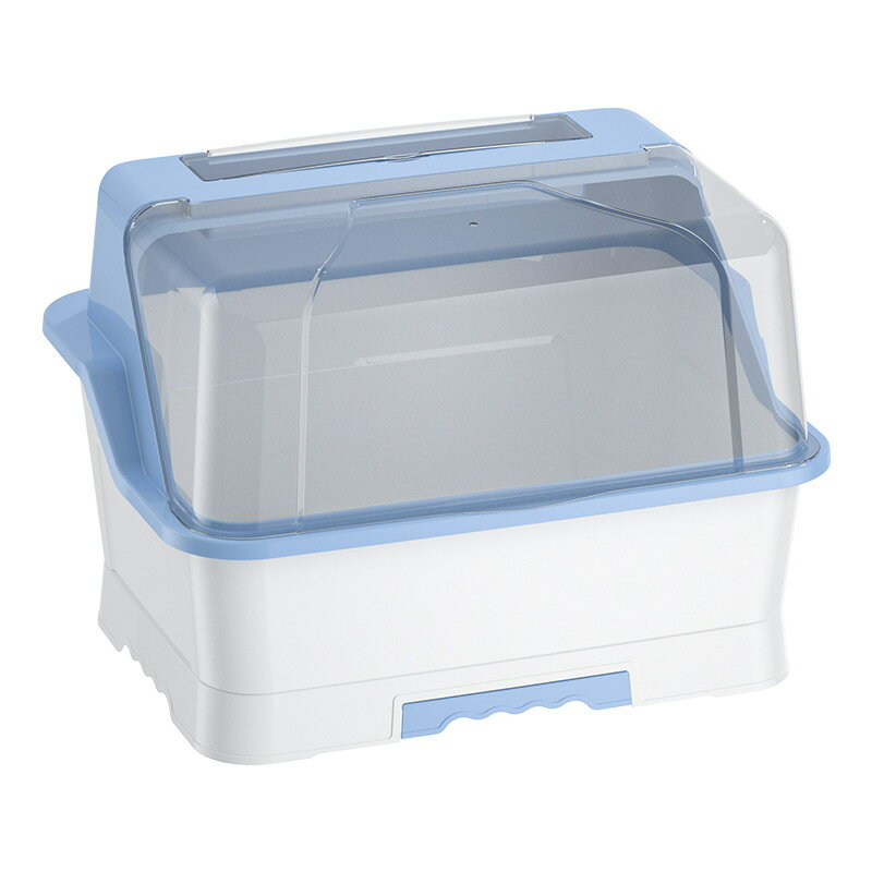 瀝水架碗架廚房放碗筷收納盒特大號颱麵塑料碗櫃家用多功能置物箱