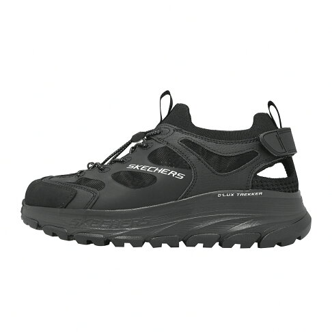 Skechers 越野涼鞋 D Lux Trekker 男鞋 黑 抽繩 記憶鞋墊 抓地 戶外 健行 237639BBK 0