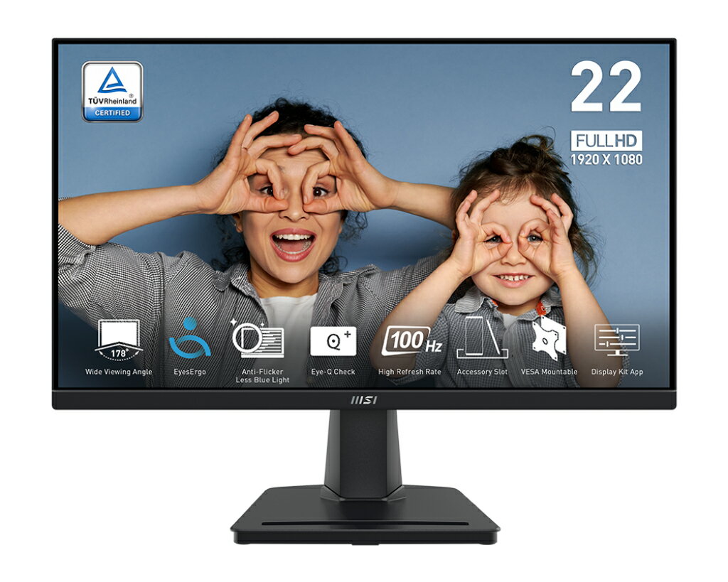 MSI 微星 PRO MP225V 21.45吋 螢幕 VA 100Hz 電腦螢幕