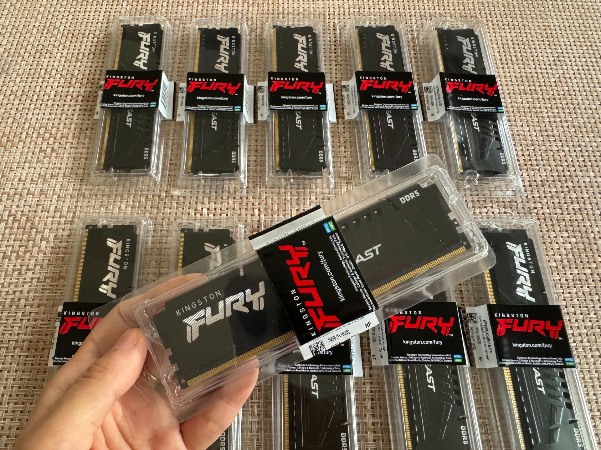 金士頓DDR5 32G 6000 5600 5200 16G臺式機 內存條 16Gx2 32Gx2 連【北歐居家生活】