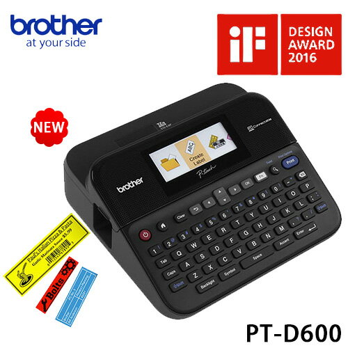 Brother PT-D600 高速彩色 液晶螢幕標籤機