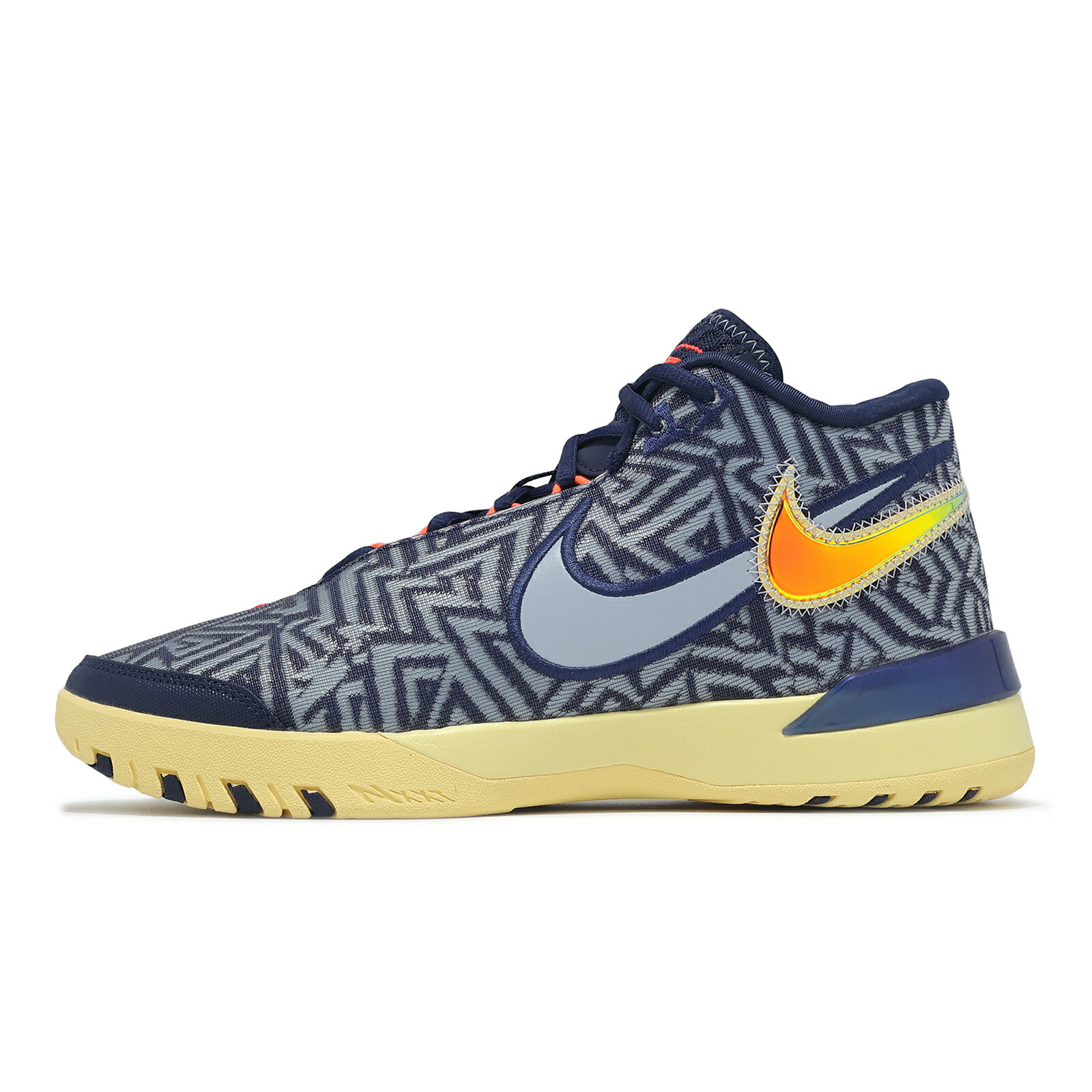 Nike 籃球鞋 LBJ NXXT Genisus EP 男鞋 藍 橘 緩震 LeBron 詹姆斯