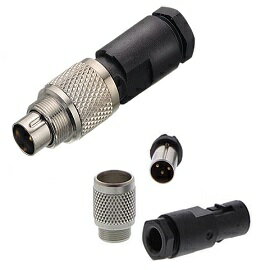 99-0405-00-03 Binder 712 Series M9 Male Cable Mount Connector 公頭 3P 連接器 接頭(含稅) 【佑齊企業 iCmore】