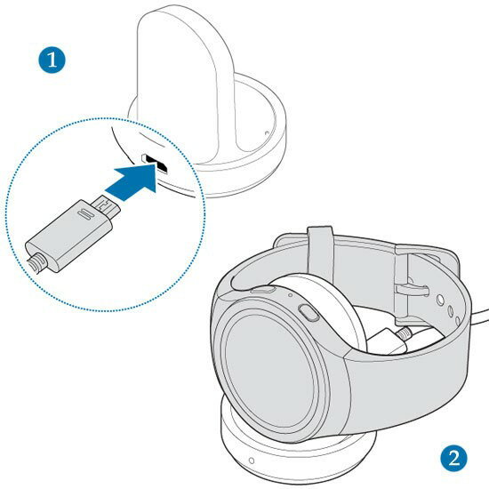 充電座】三星Samsung Gear S2 R720 智慧手錶專用座充/藍芽智能手表磁吸