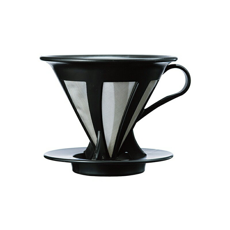 《HARIO》V60免濾紙黑色濾杯  1～4杯(CFOD-02-B)