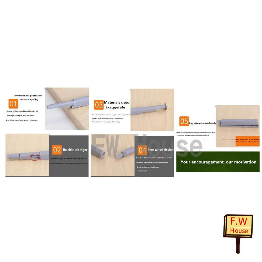 附發票 可調節 拍拍手 反彈器 系統櫃 緩衝棒 拍門器 拍門器 彈壓器 拍即開 門檔XT001 2