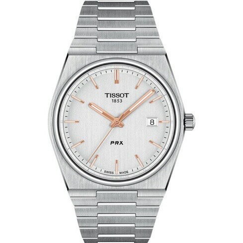 TISSOT 天梭 PRX系列 T1374101103100 系列 70年代復刻石英錶-銀/40mm正品實體店面