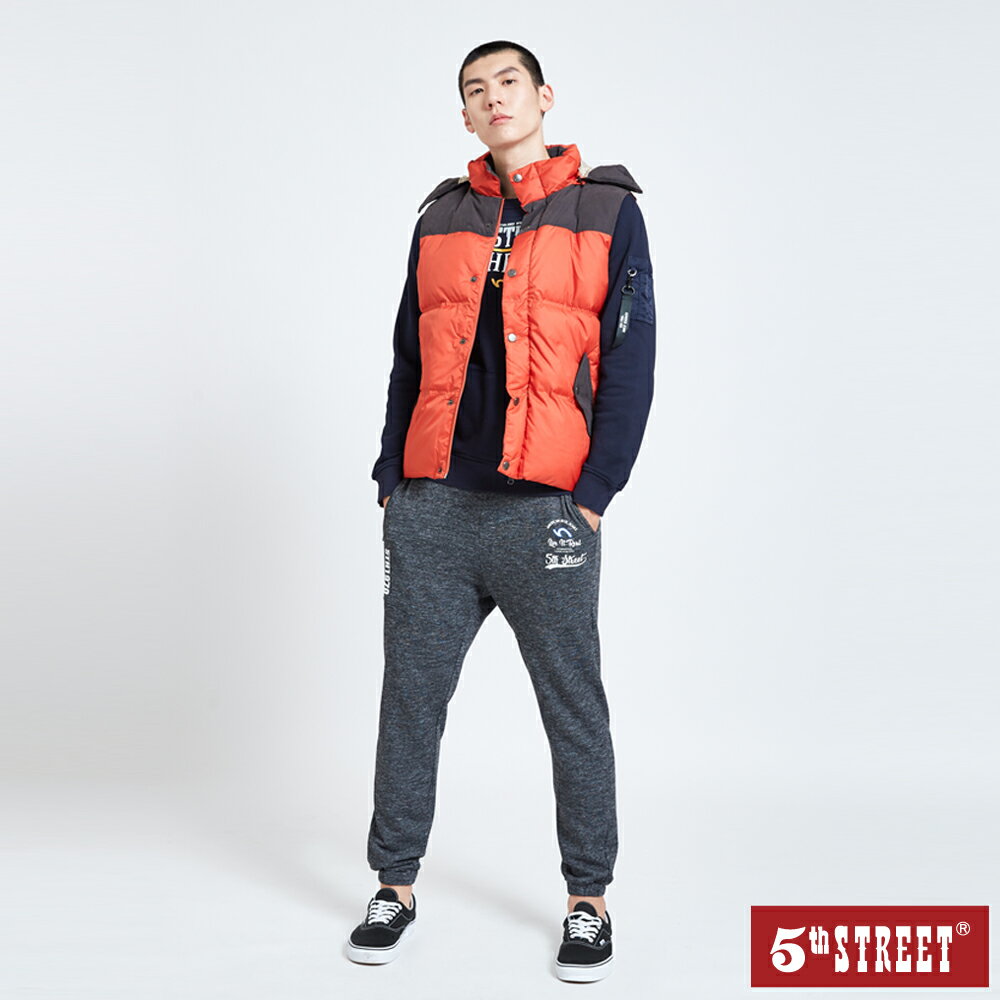 超殺★5thSTREET 男1965羽絨帽背心